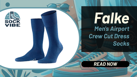 FALKE Men's Airport Crew Cut Socks: Perfect for The Fashion-Conscious Business Traveler