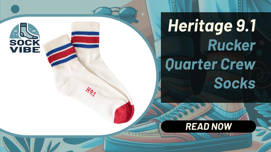 Heritage 9.1's Rucker Quarter Crew Socks: Vintage Charm Meets Italian Craftsmanship